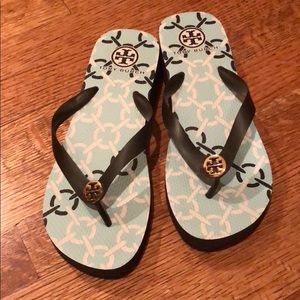 Tory Burch wedge flip-flop